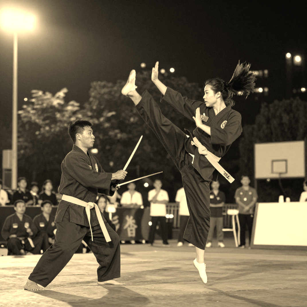 Taekwondo Việt Nam: đổi người, giữ vàng poomsae đôi hỗn hợp U50 tại Chuncheon 2026